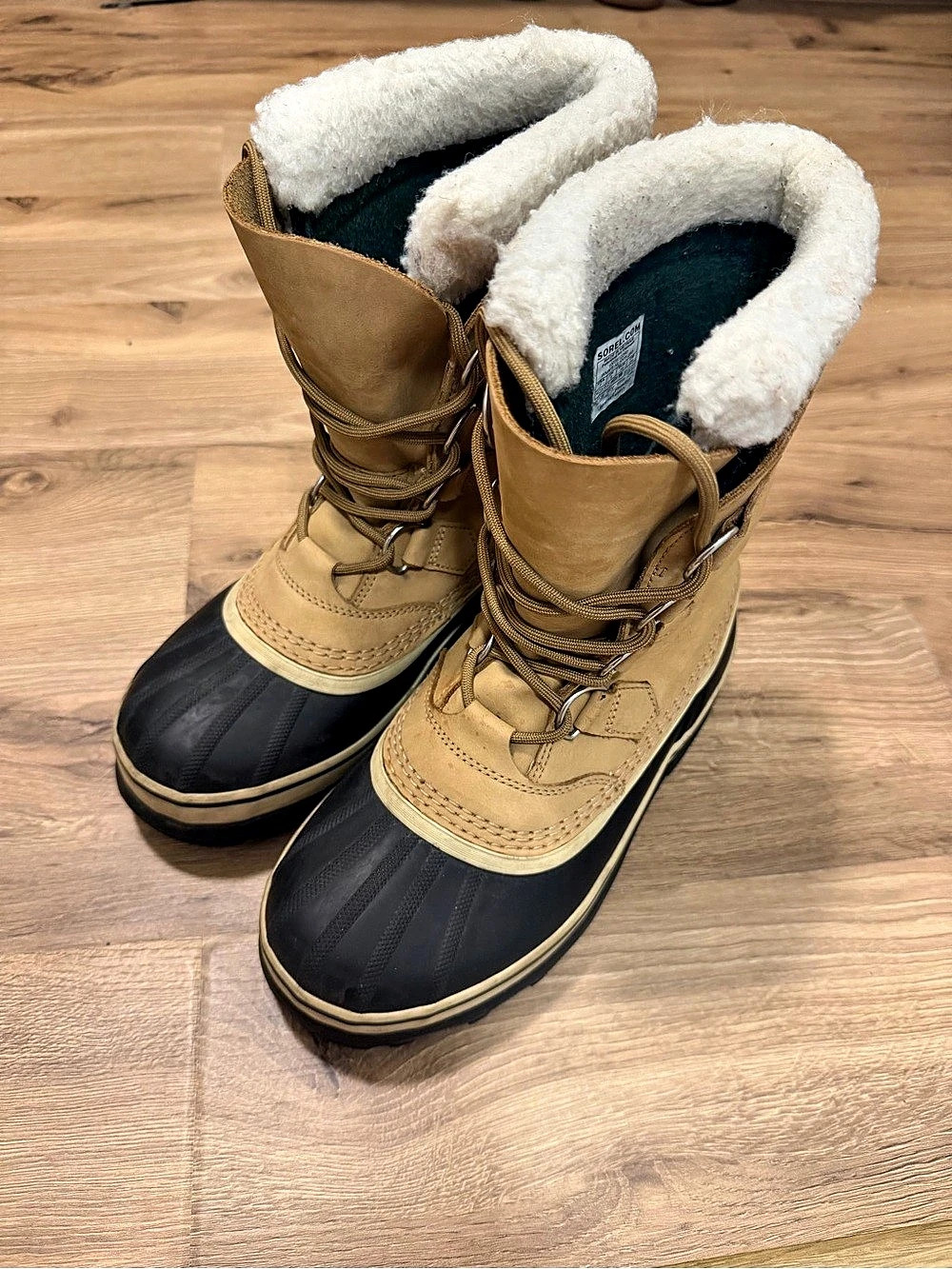 SOREL Women’s Caribou Waterproof Winter Boots - Buff / Tan (Size 7)